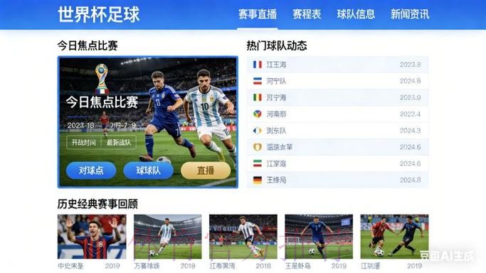 2026世界杯赛事高清直播平台推荐